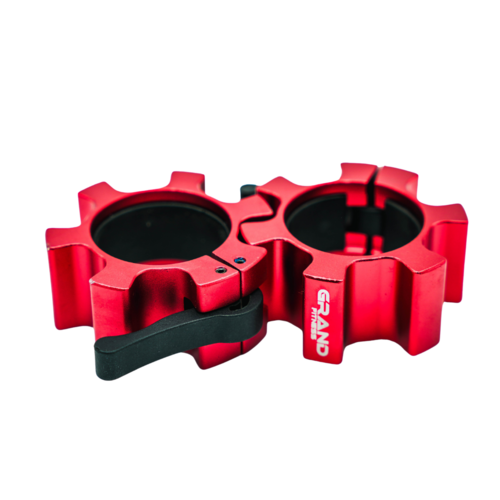 Product photo GRAND Aluminum barbell collars RED 3