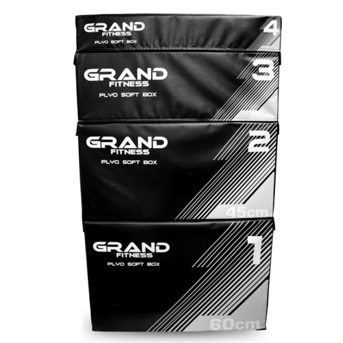 Product photo Plyometric Boxes BLACK Set 5