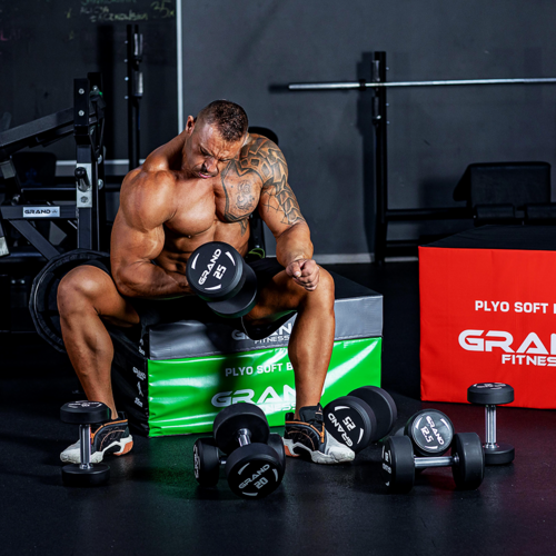 Product photo TPU Dumbbells Set 2,5kg - 25kg 6