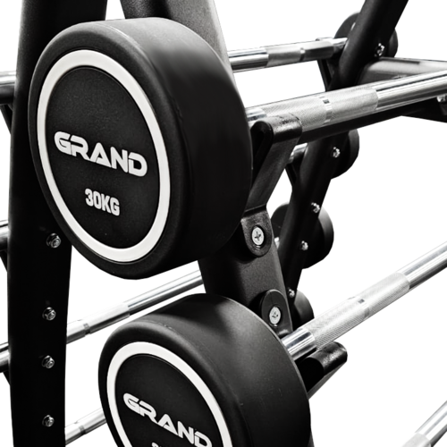 Zdjęcie produktu Sztangi proste stałe poliuretanowe SET 270kg GRAND 3