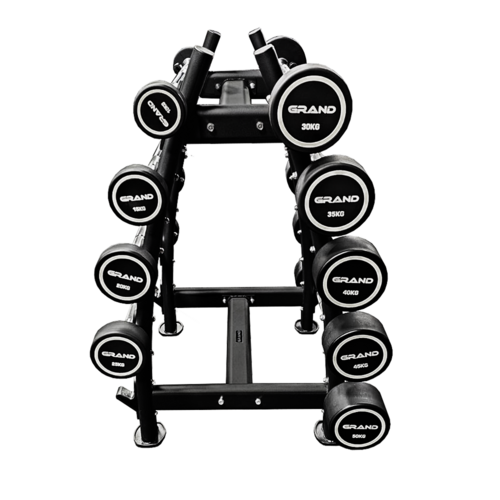 Zdjęcie produktu Sztangi proste stałe poliuretanowe SET 270kg GRAND 4
