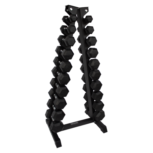 Zdjęcie produktu Hantle Hex 1-10kg ze stojakiem.